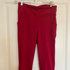 Fuschia Pink Lululemon Leggings, Size 8 ,